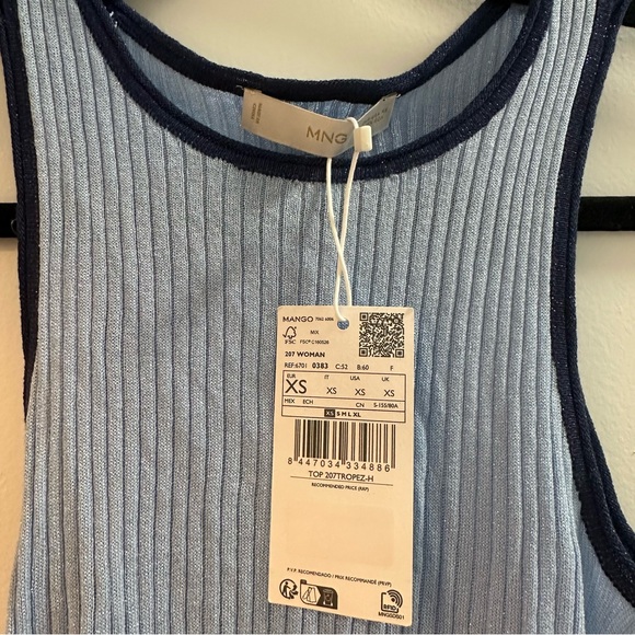 Mango Ribbed Tank Top - Picture 2 of 3